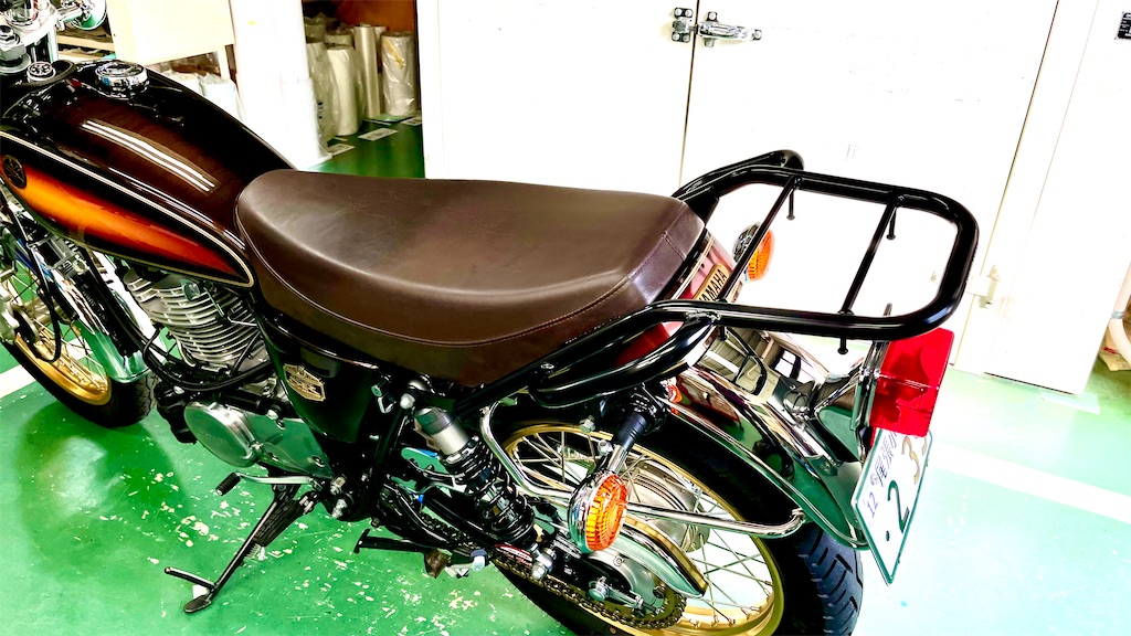 SR400 リヤキャリア　ヤマハ純正オプション sr400/sr500 ワイズギア純正リアキャリア 【公式通販】