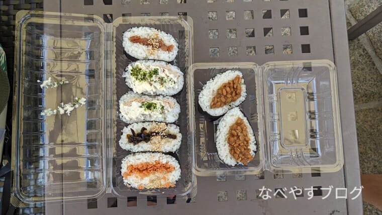 オニギリセブンのおにぎり