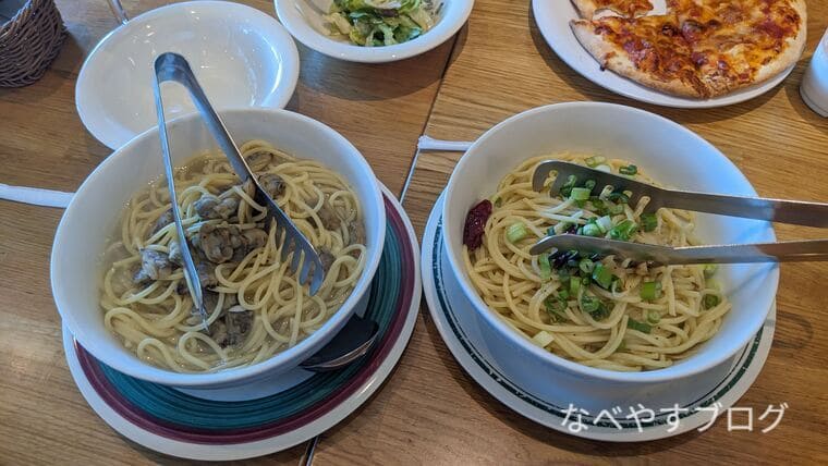 グアムのカプリチョーザ（ハーフサイズパスタ）