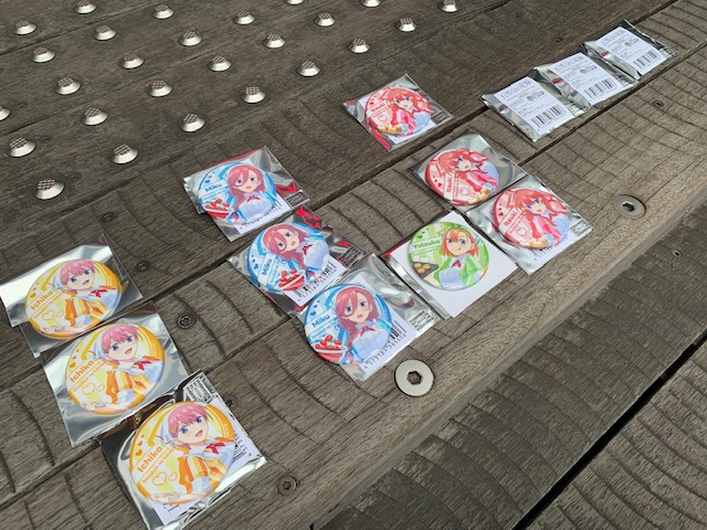 五等分の花嫁 ごと嫁 ホワイトデー 初期 イベント 缶バッジ アトレ atre 五等分の花嫁 ごと嫁 ホワイトデー 初期 イベント 缶バッジ アトレ