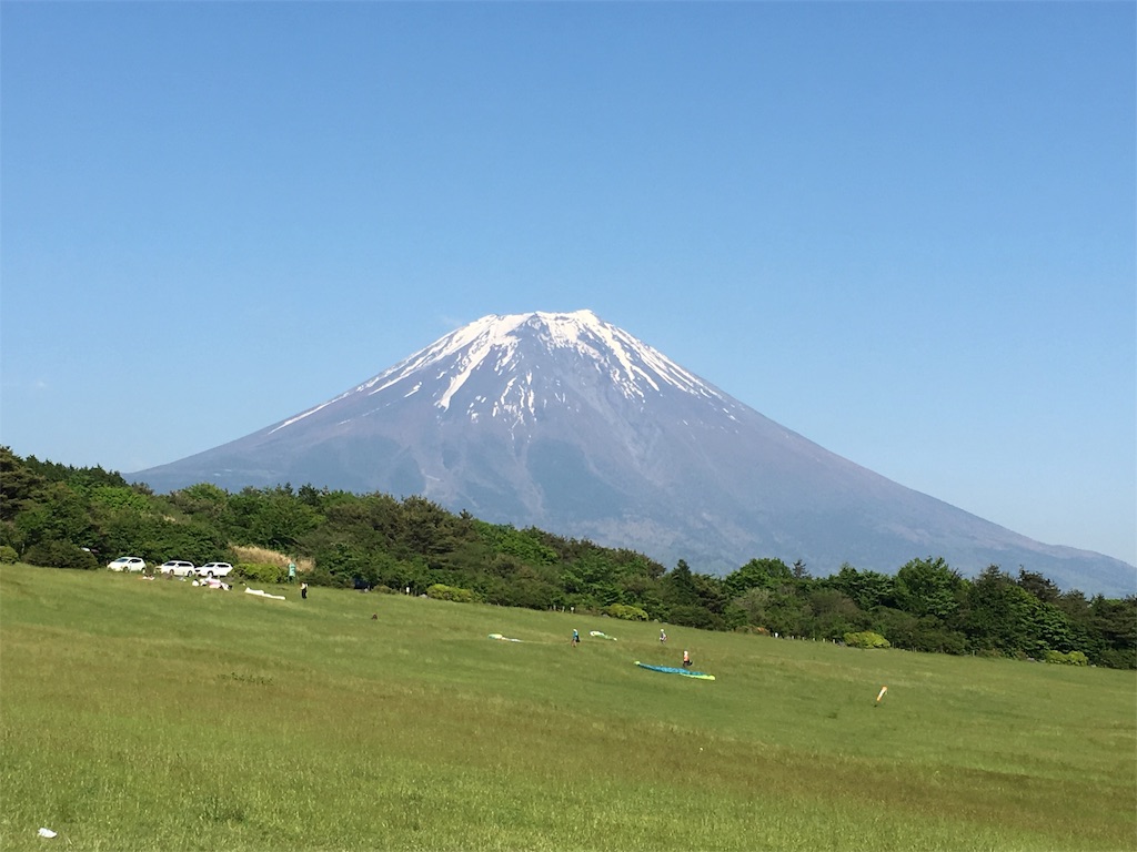 朝霧自然公園　富士山