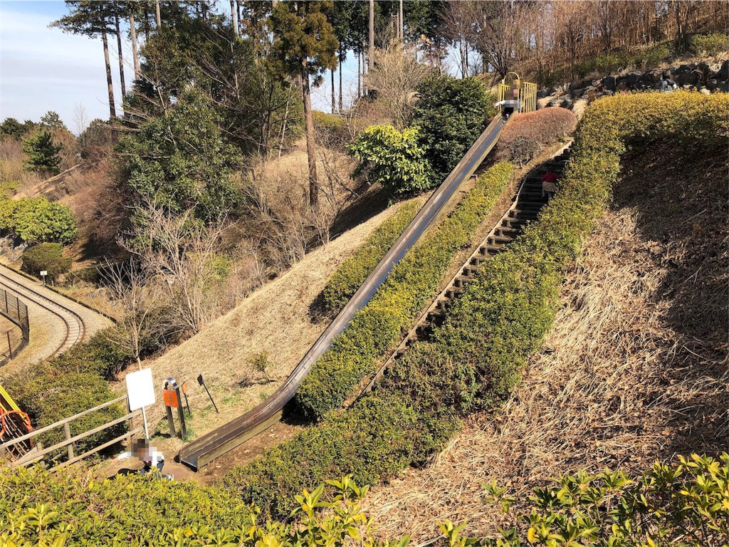 小田原こどもの森公園わんぱくらんど　滑り台
