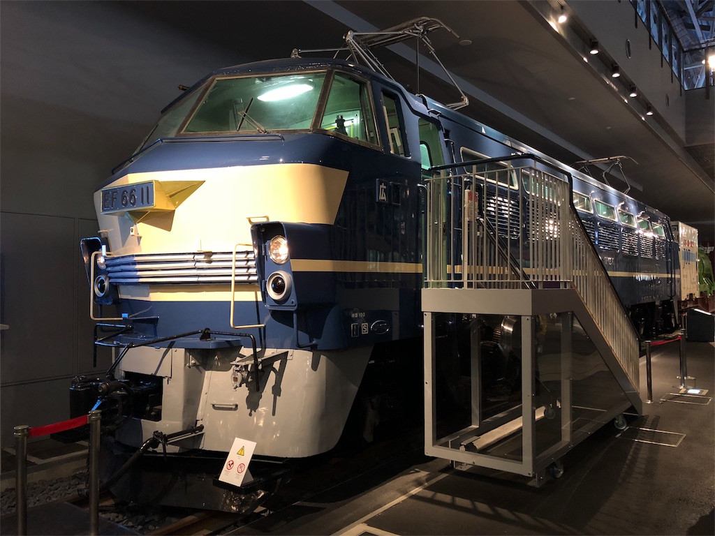 鉄道博物館　EF66形式電気機関車