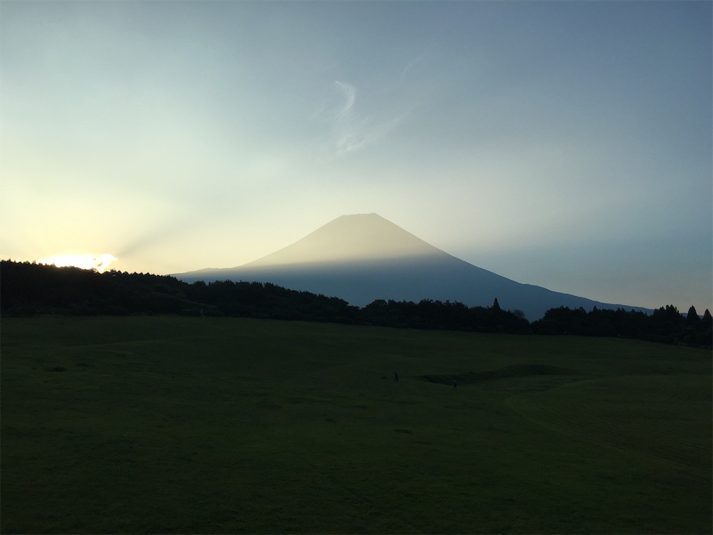 富士山　御来光