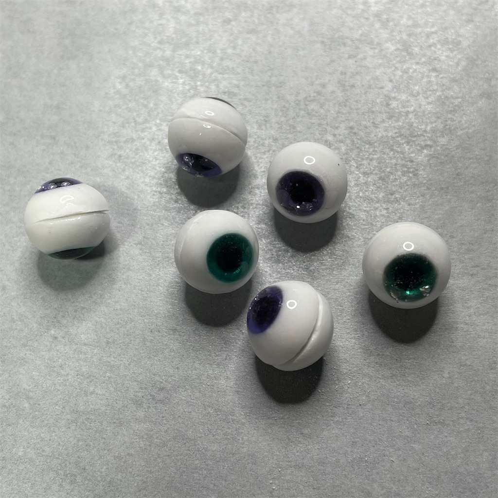 Takara Tomy - ミキ＊フル　カスタムプチブライス　スリープアイ　ココアバター プチブライス用のドールアイを作る【アイ完成〜視線変更ギミック