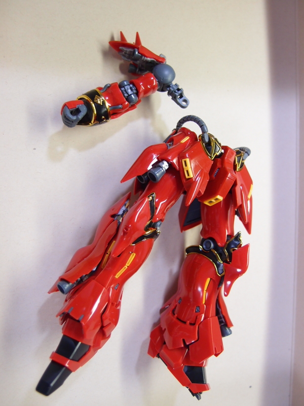 RG シナンジュ 素組み その5 - 手取り13万だけどFDとか玩具とか