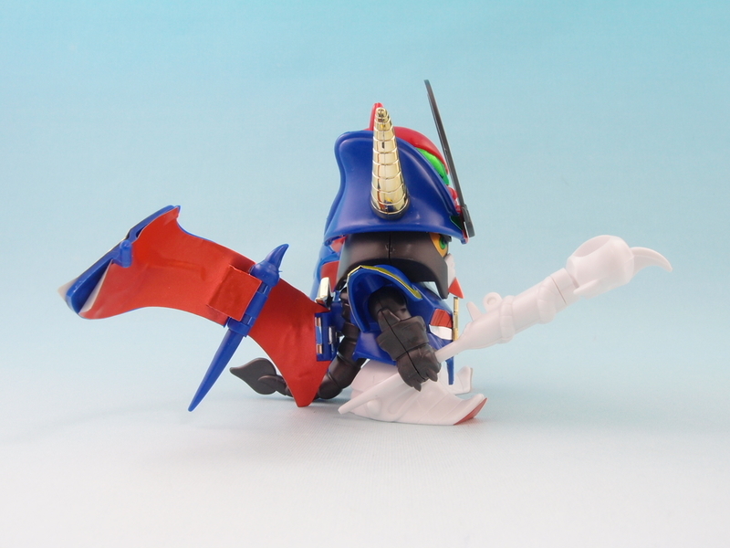 レアカラー水色　ナイトガンダム、サタンガンダムセット　➕騎士サザビー　ガン消し BB戦士No48 サタンガンダム 素組みレビュー | がちゃぽん戦士緊急出撃