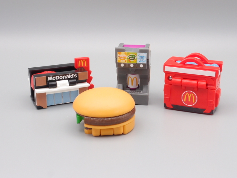 マクドナルド ハッピーセット マクドナルドロボ 第ニ弾 4種　コンプリート ハッピーセット マクドナルドロボ第二弾 - 手取り13万だけどFDとか玩具とか