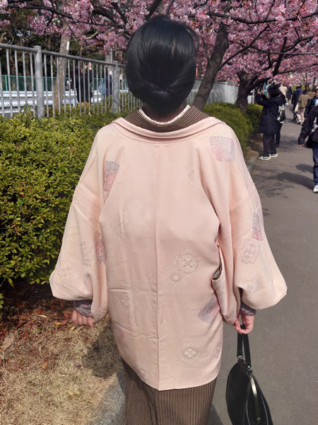 大横川散歩道にて