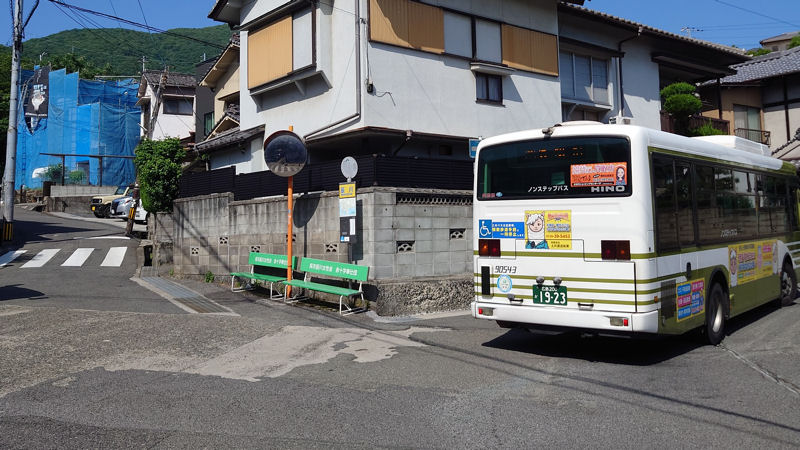 ロケ地巡り・「辰川」のバス停