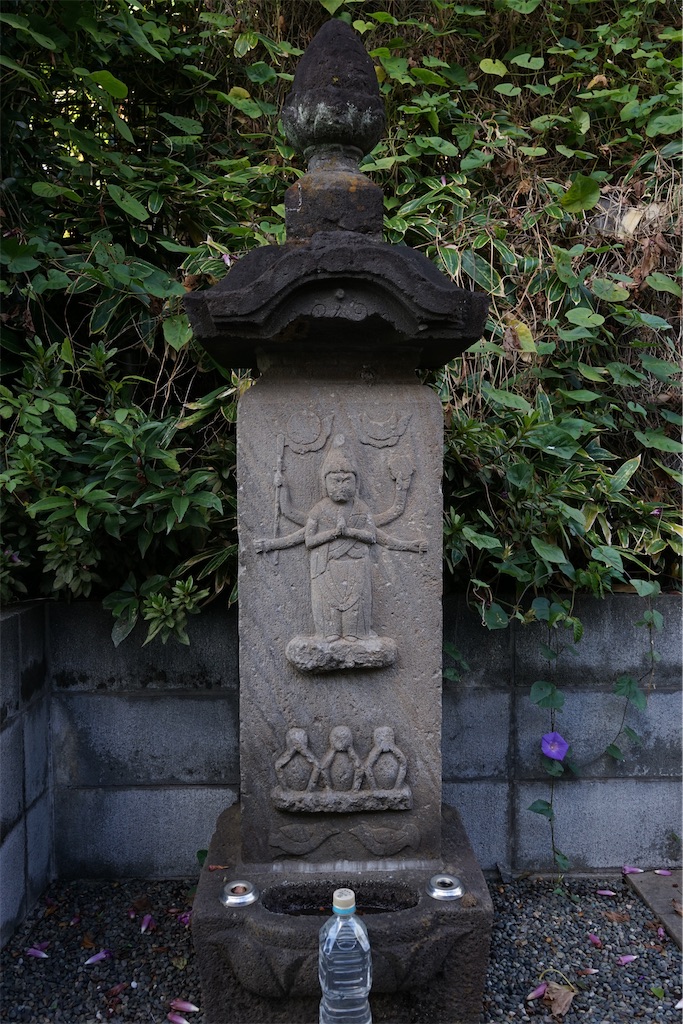 東京都23区の庚申塔 #37（練馬区石神井町5丁目・路傍） - 石仏石神を求めて