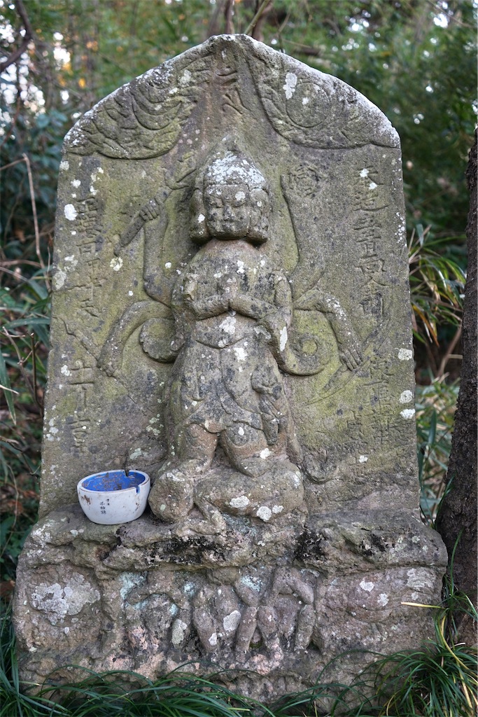 埼玉県の庚申塔 #21（鴻巣市滝馬室・河川敷） - 石仏石神を求めて