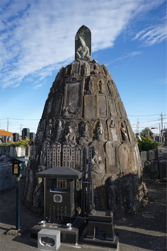 埼玉県の庚申塔 #8（行田市酒巻・慶岩寺） - 石仏石神を求めて