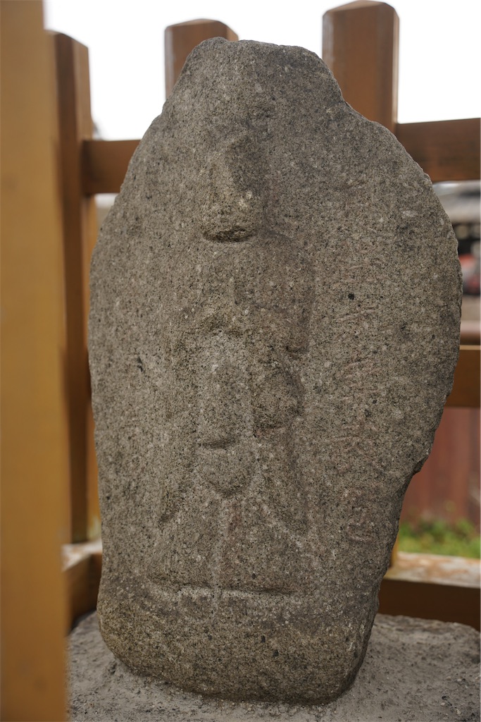 双体道祖神塔と馬頭観音塔（安曇野市穂高・路傍） - 石仏石神を