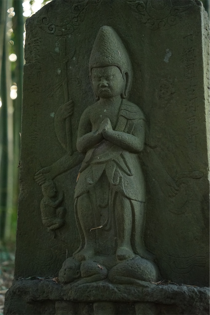 茨城県の庚申塔 #6（古河市原町・羽黒神社） - 石仏石神を求めて
