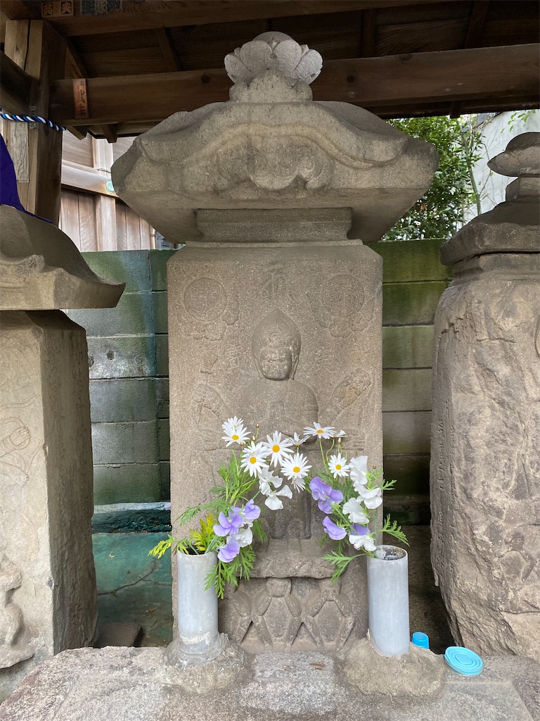 廣尾稲荷神社の出世庚申（港区南麻布4丁目・廣尾稲荷神社）東京23区の