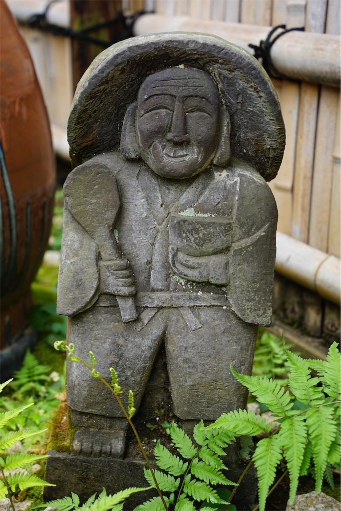 東光寺の田の神さぁ群と「鬼の念仏」石像などを拝見（目黒区八雲1丁目