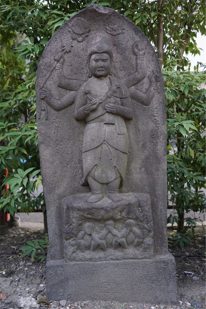 浅草旧家に伝わる霊石 浅草寺銭塚地蔵堂の庚申塔群（台東区浅草2丁目）東京23区の庚申塔 #421