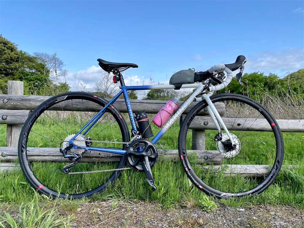 クロモリディスクロード、紹介します - 凪の青い風