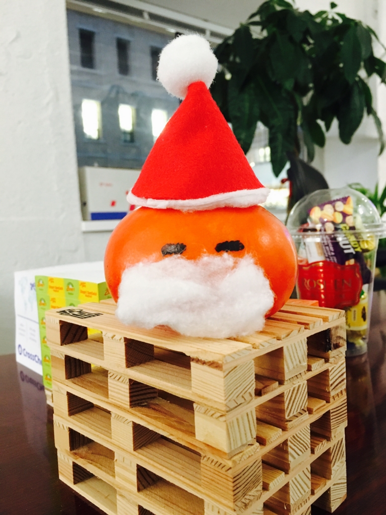 みかんでサンタを作ってみた - 健康と創作とときどき不健康
