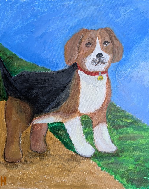 作品紹介(アクリル画、ペン画、ふね)【R7/7、8月】 - なぎさ絵画造形教室