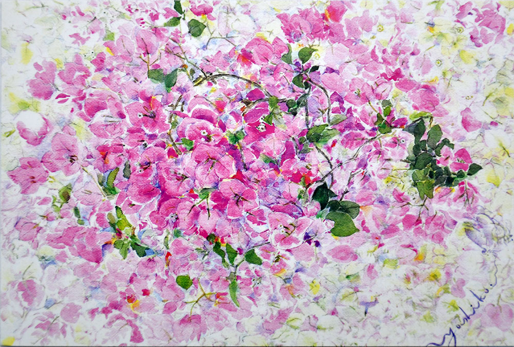 小林美子・花・水彩画展」開催のお知らせ - 日々のなごはく。