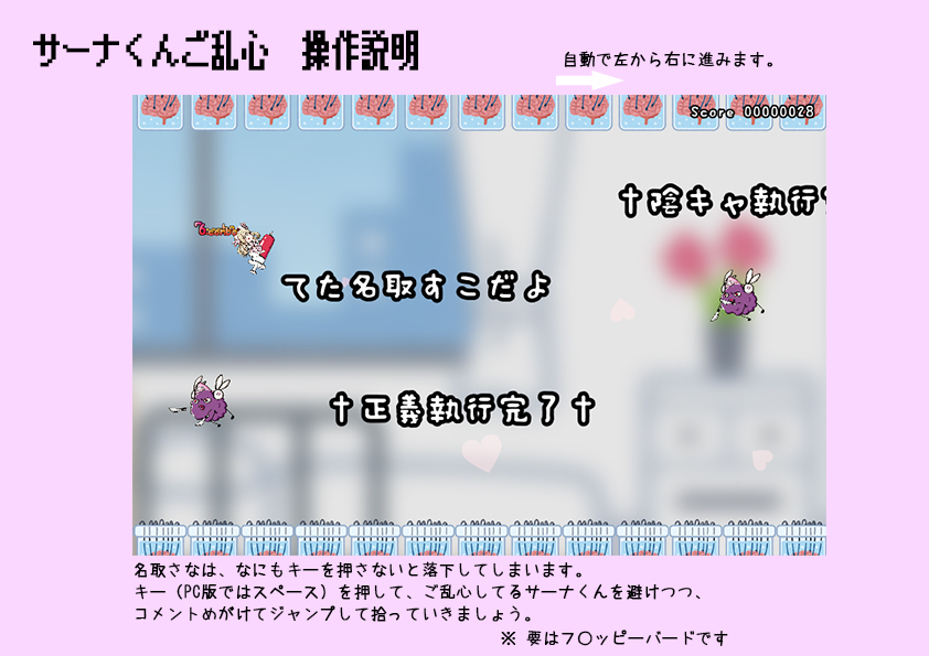 f:id:nagomibu:20181229154959j:plain サーナくんご乱心-説明