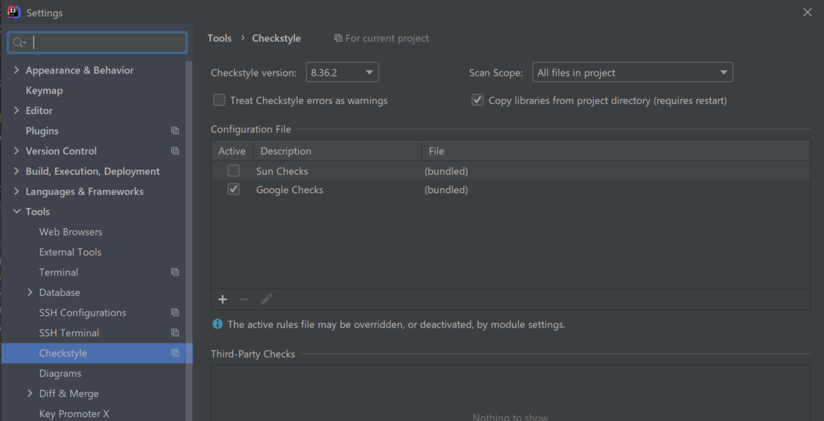 Intellij Ideaでcheckstyleを適用する 自動フォーマットにも適用させる きり丸の技術日記