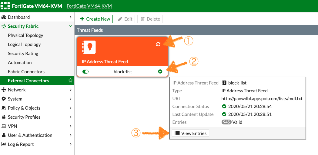 f:id:naitwo2:20200522201807p:plain FortiGate ThreatFeeds list import