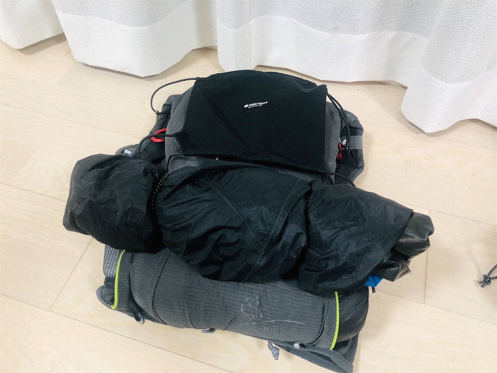 ULなテント泊のザックにも使用可能なパーゴワークス ラッシュ5Rの使用