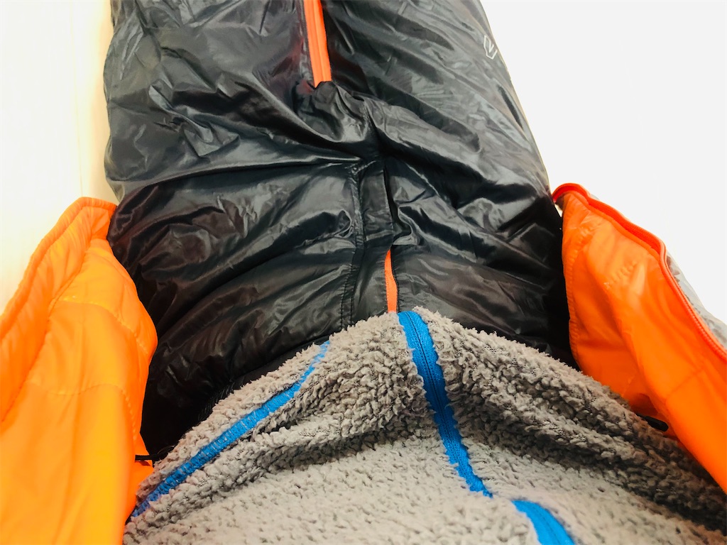 OMMマウンテンレイド160 新品 冬季重ね使用にも最適。U.L化繊寝袋