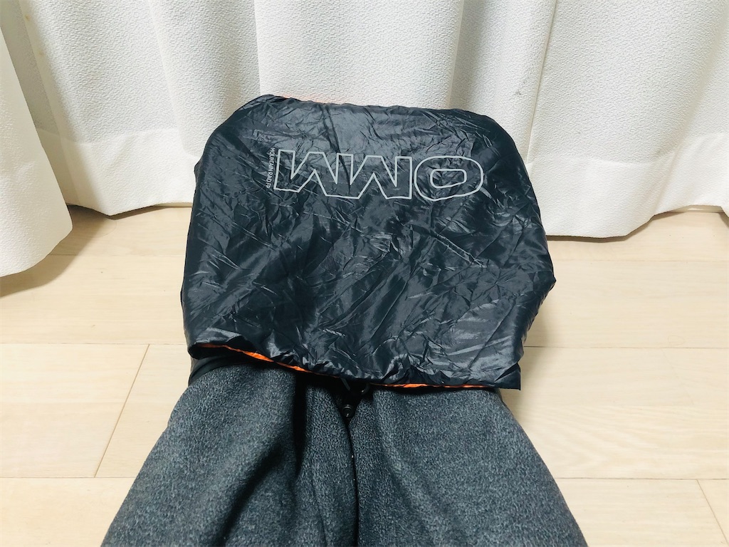 シュラフに変身可能なアイテム OMMのMountain Raid FootPodの