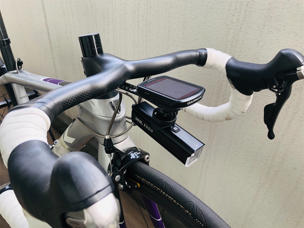 一体型 カーボン ドロップハンドル　サイコンマウント付き ROCKBROS サイコンマウント ステム一体型ハンドル用 29210073