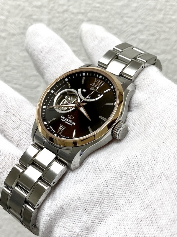 美品 正規品 オリエントスター ORIENT STAR RK-AT0005Y セミ