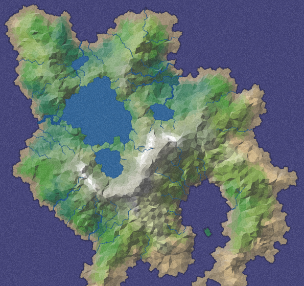 マップ自動生成プログラム Amitp S Mapgen2 が凄い 強火で進め