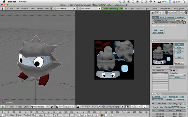 Blenderで出力したデータを使ってwebglで簡単に3dモデルを表示する その2 強火で進め Blenderで出力したデータを使ってwebglで簡単に3dモデルを表示する その2 強火で進め