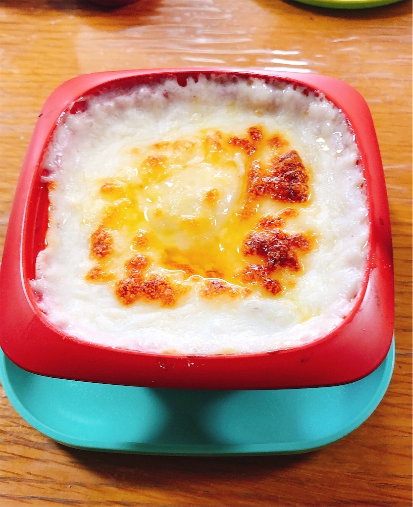 キノコとほうれん草のグラタン らんちぼっくす 中村さんのブログ