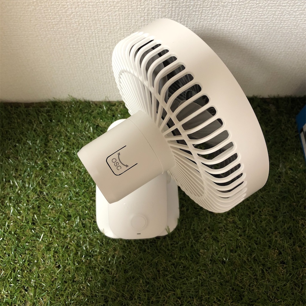 車中泊用に充電式のクリップと卓上式扇風機を買ってみた なかふぁみとエブリイワゴン