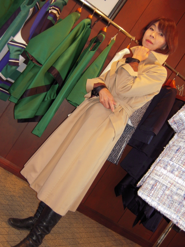 （ミカコナカムラで購入　定価237,600円）　絹毛のコート　※38 Mikako Nakamura - ご成約済みです【MIKAKO NAKAMURA】LUNA