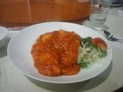 f:id:nakane2ti:20160925193115j:plain エビチリ丼