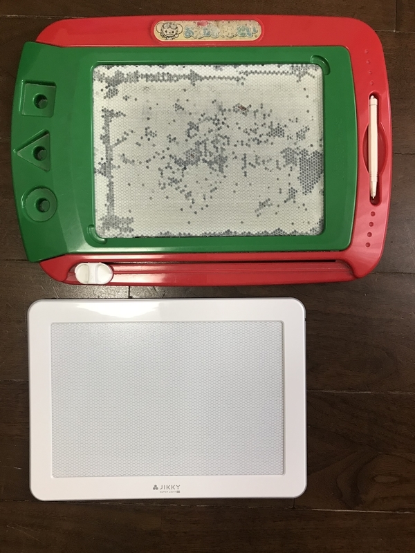 買い替え シンプルなお絵かきボード おえかきせんせい 大人 磁石 筆談 電池不要 ミニマリスト目指す 子持ちズボラ主婦なま子のブログ
