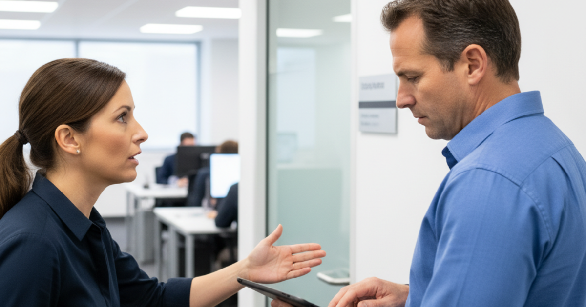 名前が分かる人を名指しして助けを求める様子