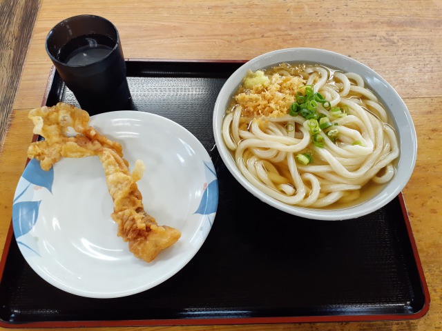 香川で讃岐うどん食べ比べ 1 うつ海うどん 高松市下田井町 なまこマンの四国満腹宣言