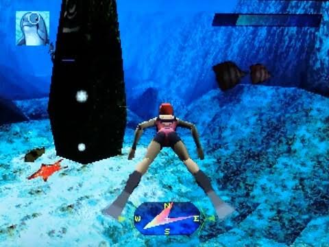 PS1 b.l.u.e Legend of water - なまずのレトロゲームレビュー