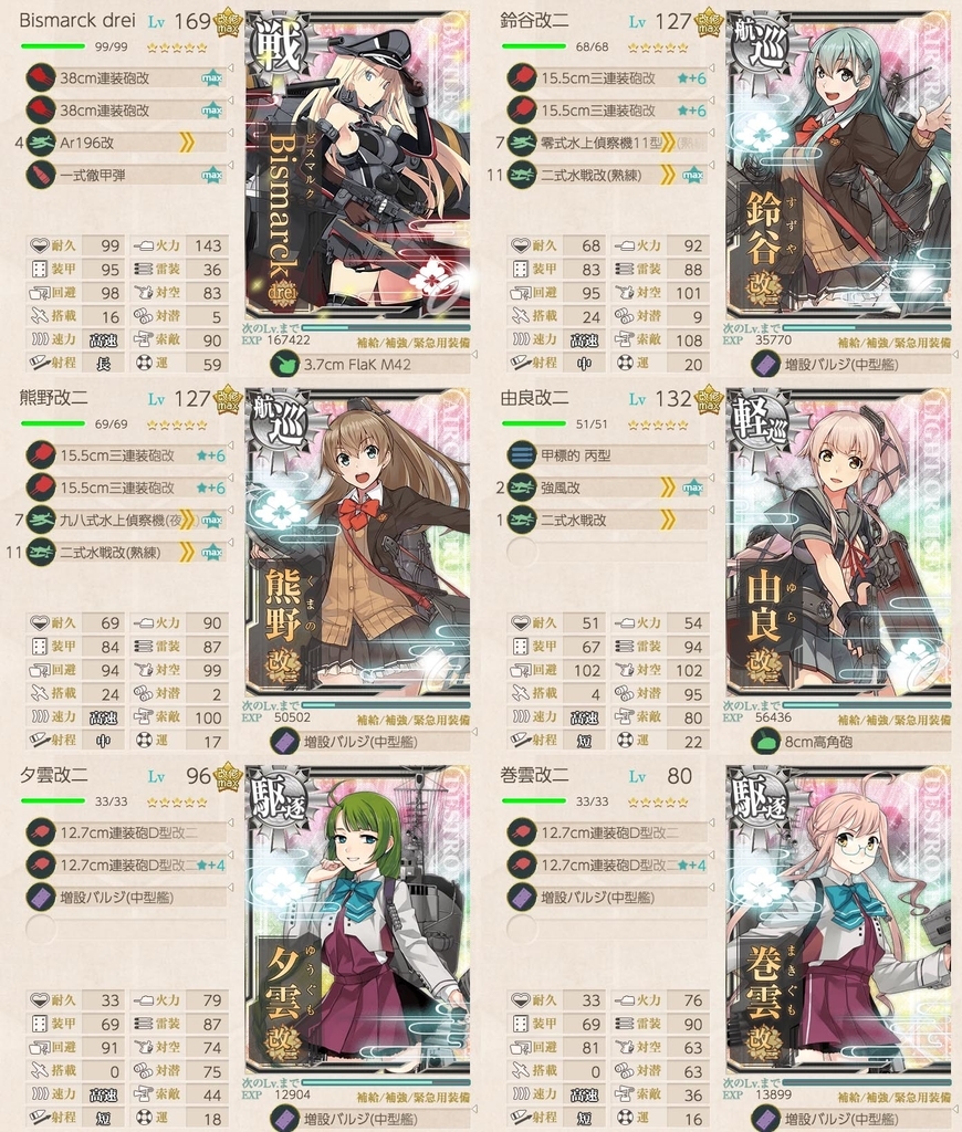 二期 巻雲改二関連の任務まとめ 名無し提督の艦これ日誌
