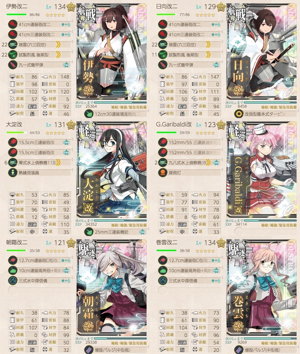 二期 秋刀魚と戦果を稼ぐ編成メモ 名無し提督の艦これ日誌 二期 秋刀魚と戦果を稼ぐ編成メモ 名無し提督の艦これ日誌