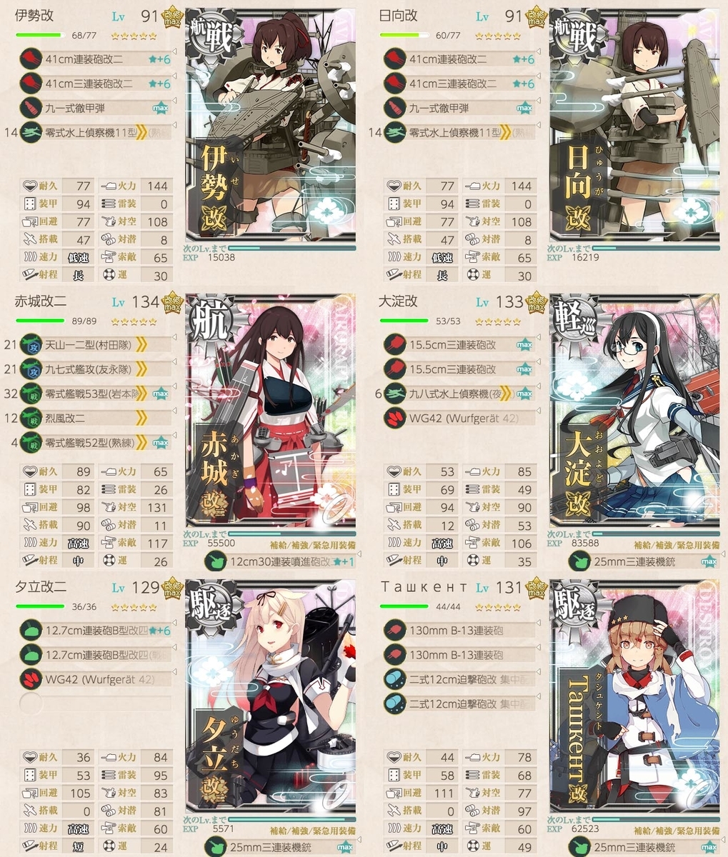 二期 単発任務 新編 四航戦 全力出撃 名無し提督の艦これ日誌