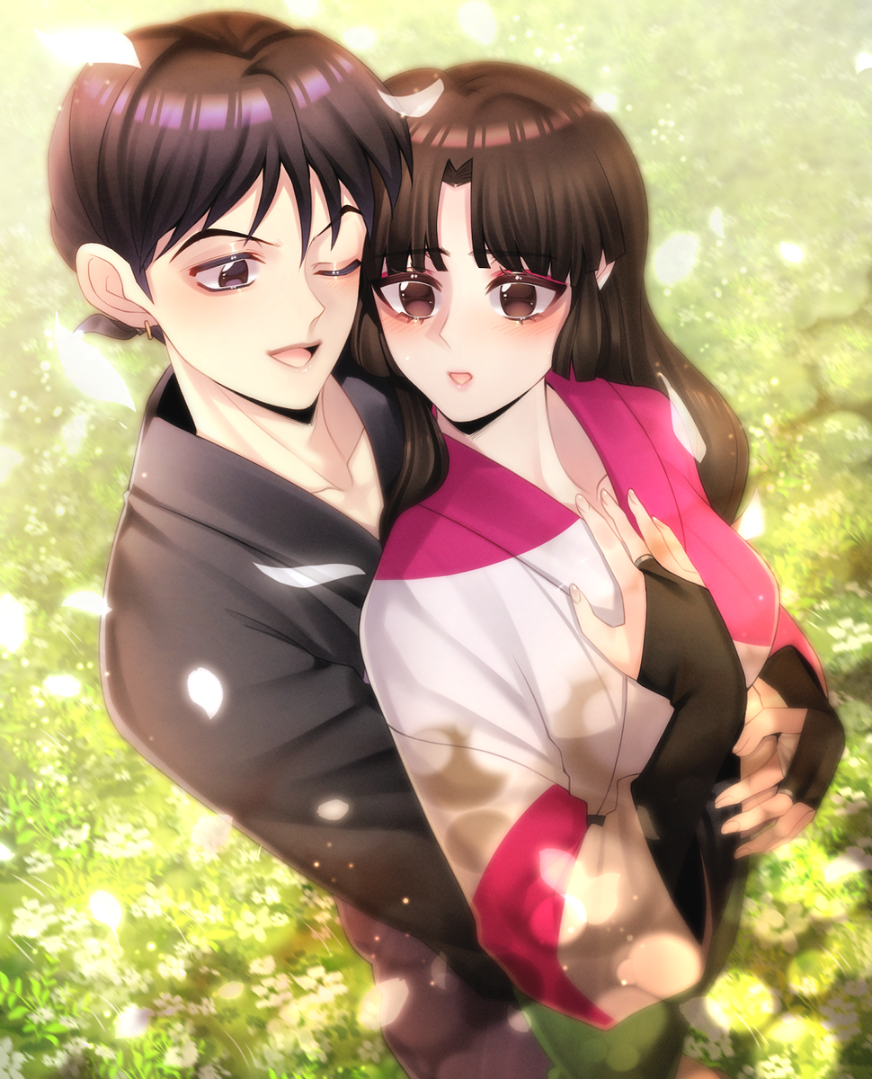 犬夜叉 弥勒 珊瑚で奈落がいなくなった後を描いてみました なもまるイラスト ゲームブログ