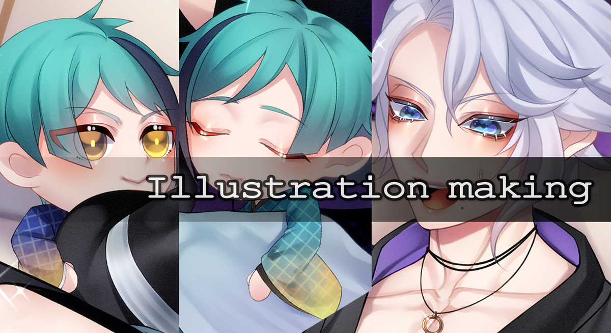 ツイステ オクタヴィネルのお正月イラスト描いてみた イラストメイキング なもまるイラスト ゲームブログ