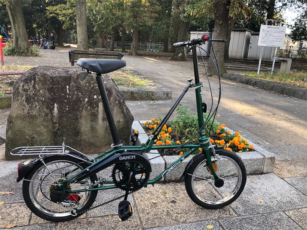 オールドダホン　折りたたみ自転車 緑色 オールドダホン 折りたたみ自転車 緑色 （DAHON ( ダホン